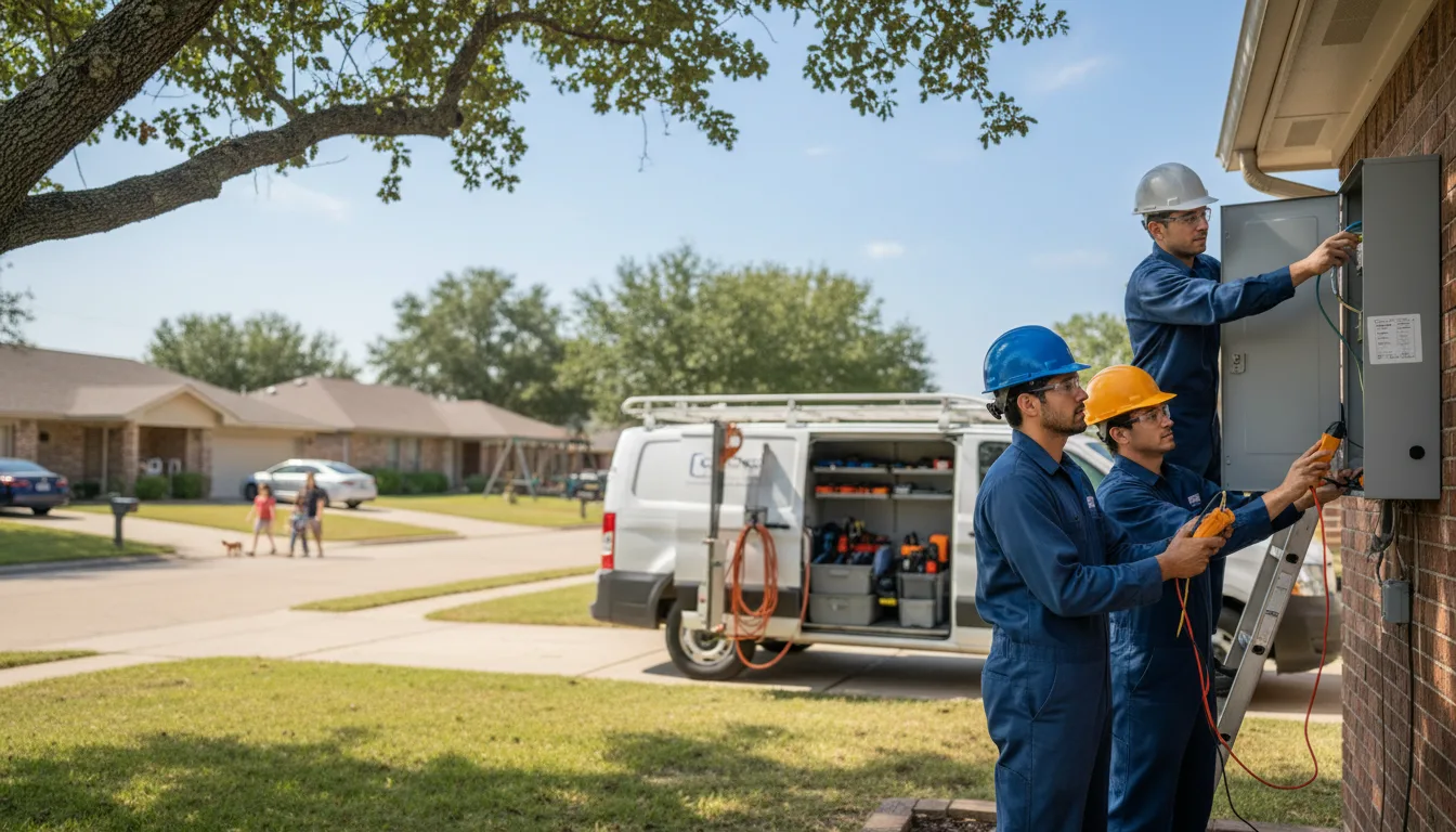Certified electrician providing emergency electrical services in Triangle, VA